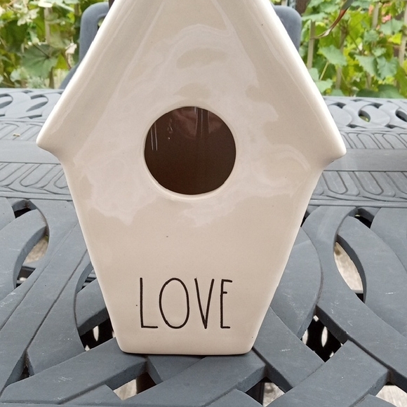 Rae Dunn Ceramic "LOVE" Birdhouse - Picture 2 of 6